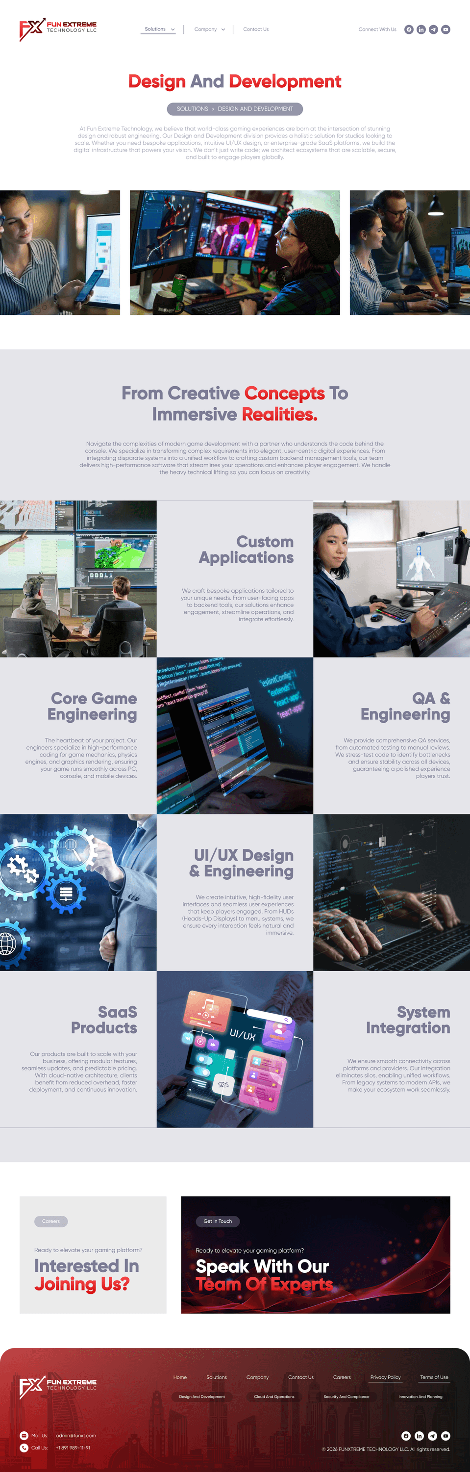 Desktop - Design and Development